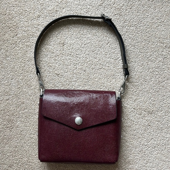 Rag and bone burgundy leather purse - Picture 1 of 8